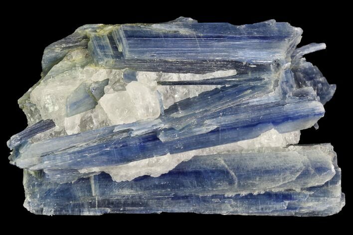 Vibrant Blue Kyanite Crystal Cluster - Brazil #97965